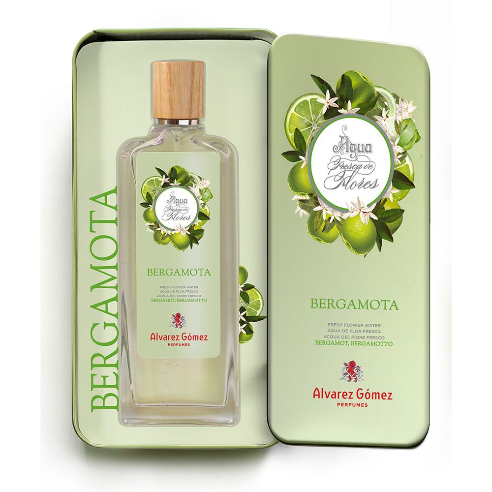 COLONIA UNISEX AGUA FRESCA DE FLORES BERGAMOTA CON ESTUCHE, 150 ml
