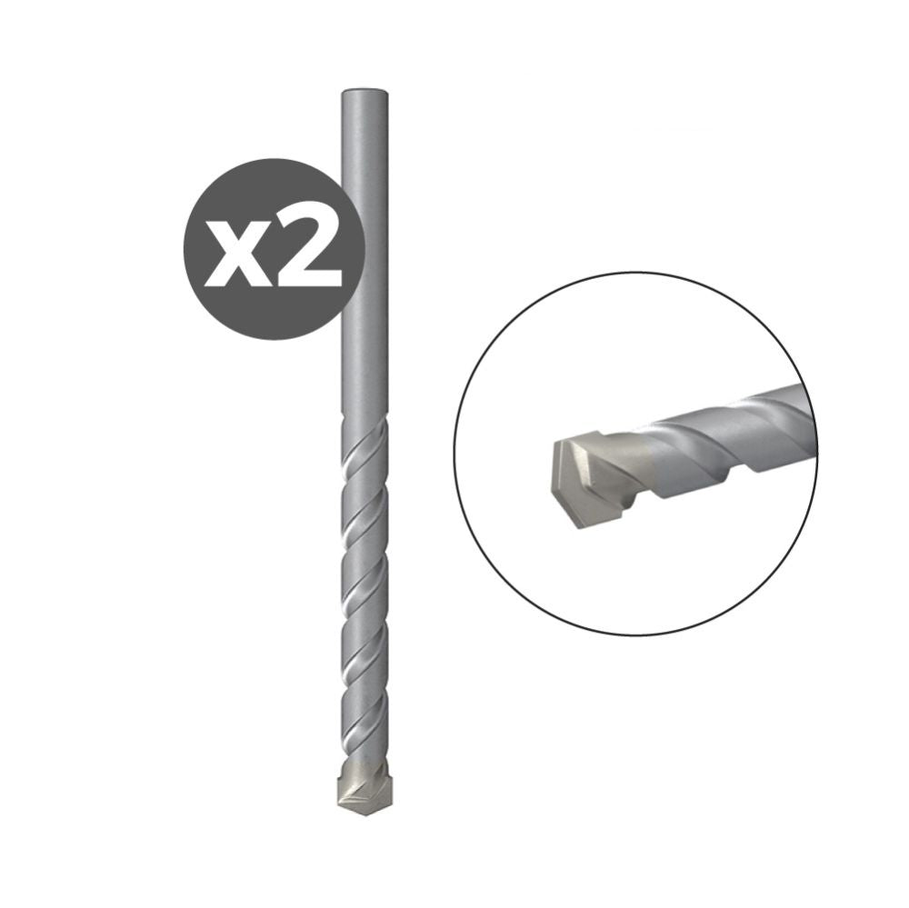 BROCA PARA PIEDRA D-S HM, 2 uds; Ø3,00 x 30 /60 mm