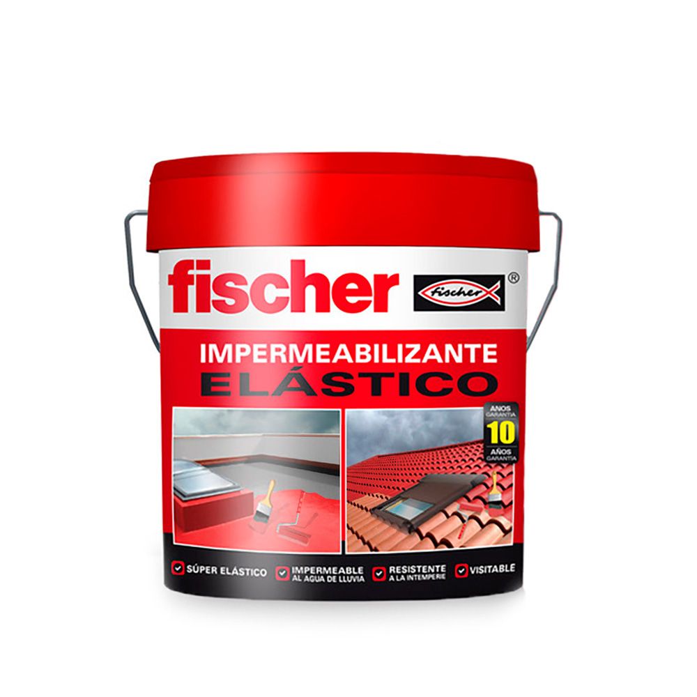 IMPERMEABILIZANTE ELÁSTICO ROJO 4 L