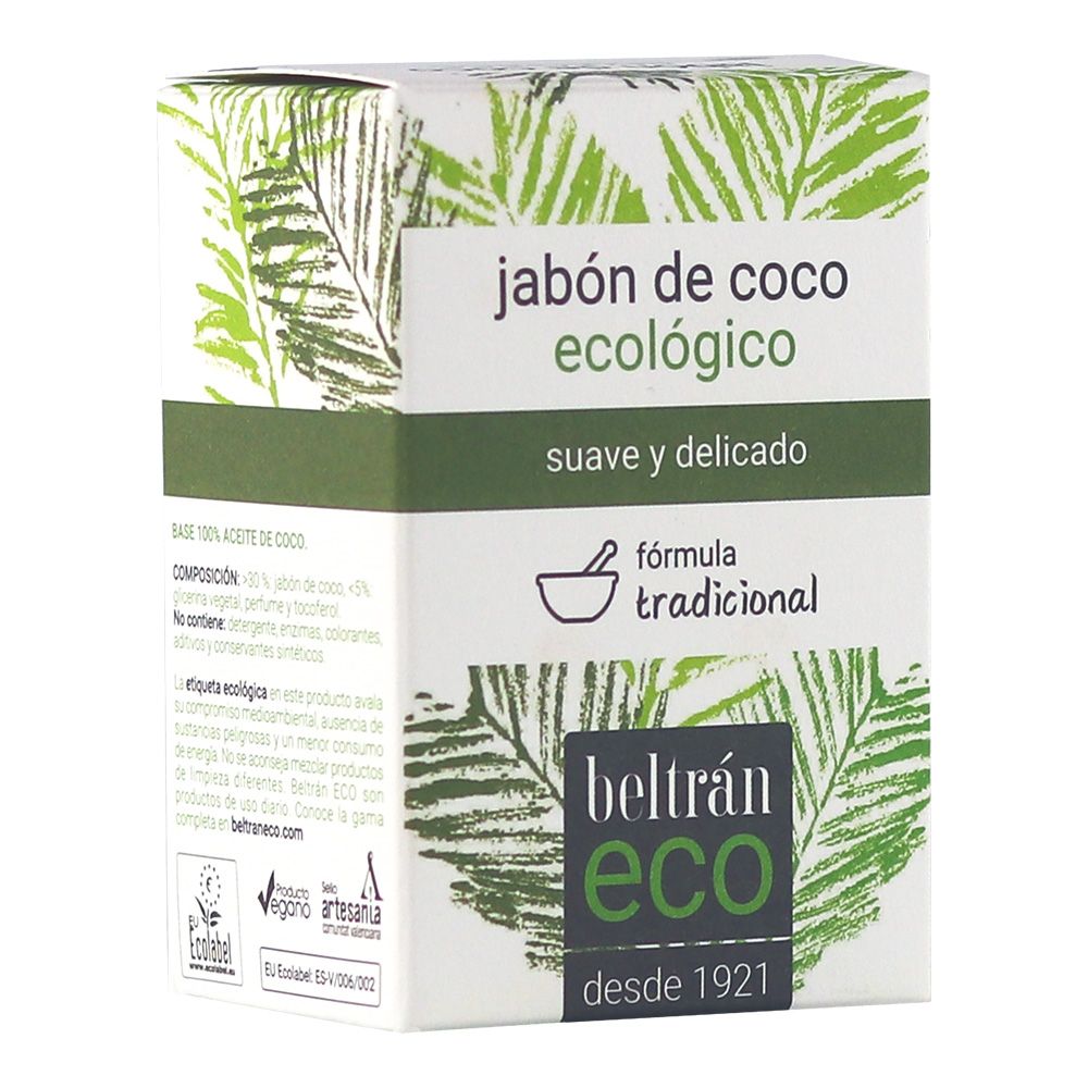 JABÓN ECO PASTILLA DE ACEITE DE COCO 240 g