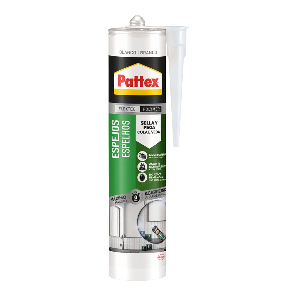 ADHESIVO BLANCO PARA ESPEJOS 280 ml