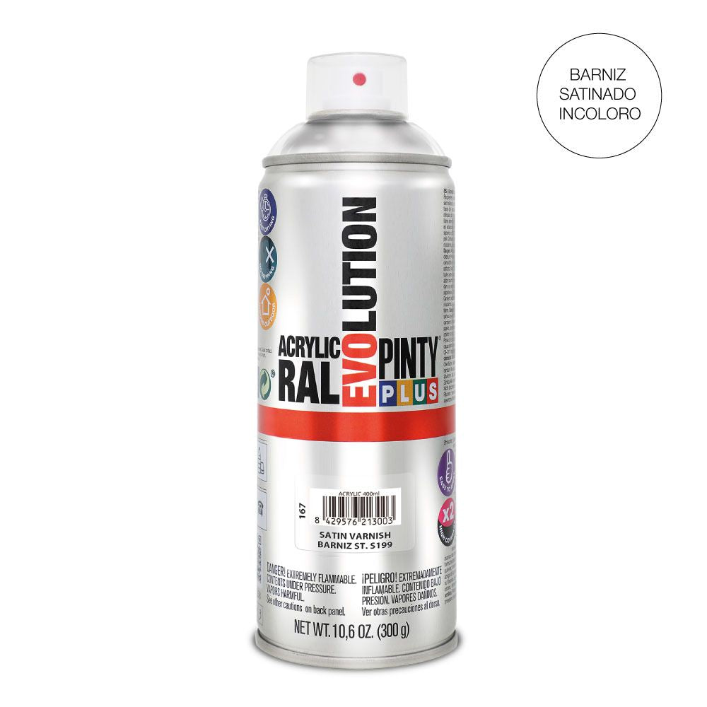 SPRAY BARNIZ EVOLUTION 520 cc SATINADO S199