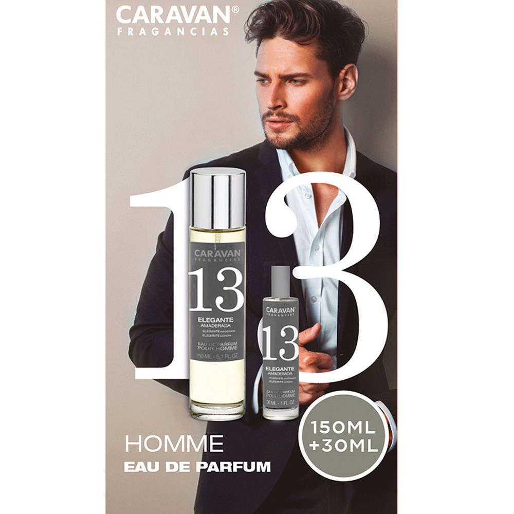ESTUCHE EAU DE PARFUM CARAVAN Nº 13, 150 + 30 ml SEÑOR