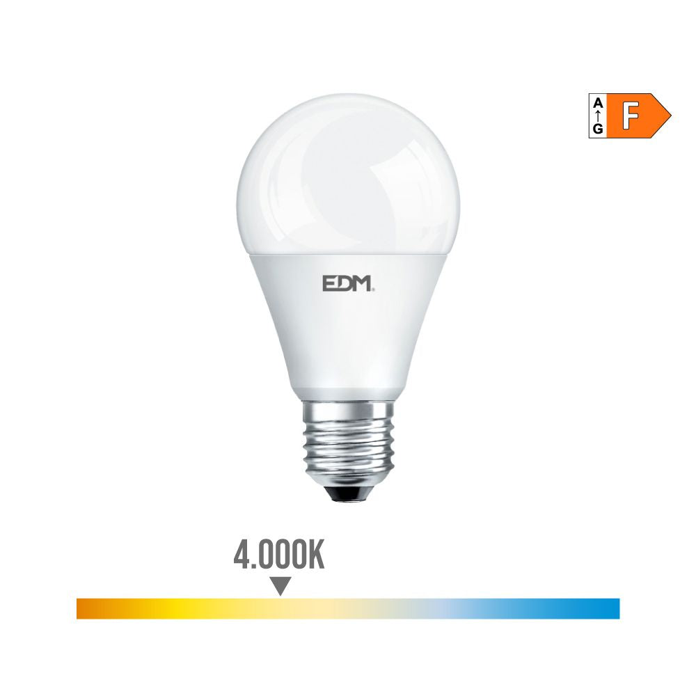 BOMBILLA STANDARD LED E27 7 w 600 lm 4000 k LUZ DIA Ø6 x 10,8 cm