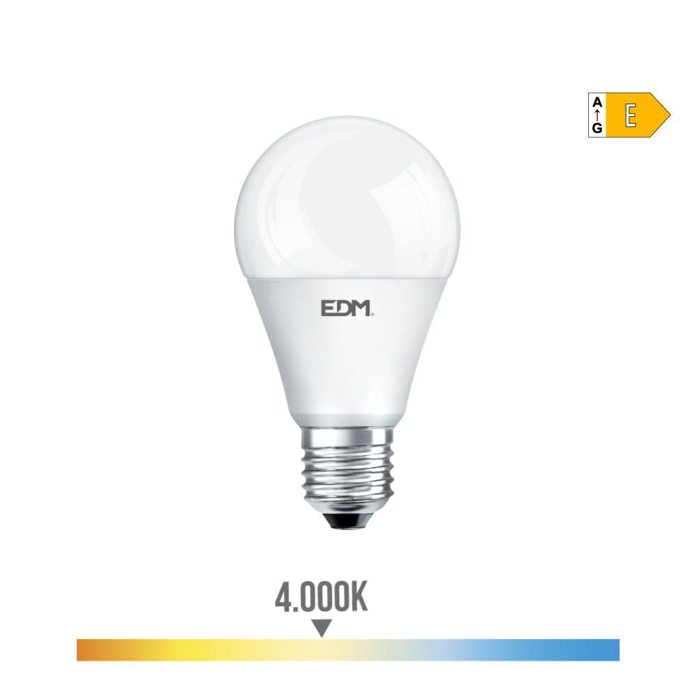 BOMBILLA STANDARD LED E27 17 w 1900 lm 4000 k LUZ DIA Ø6,5 x 12,5 cm