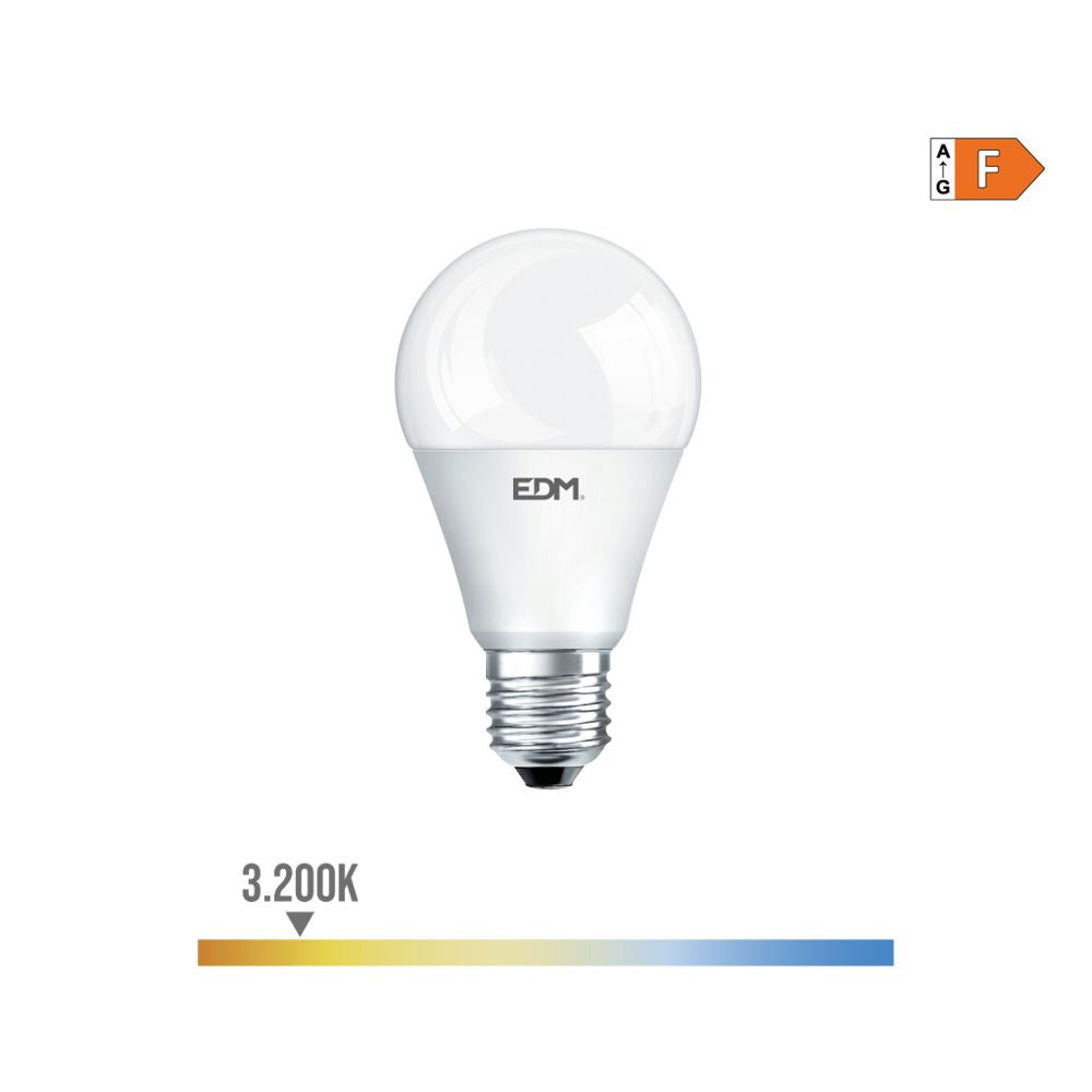 BOMBILLA STANDARD LED REGULABLE E27 10 w 810 lm 3200 k LUZ CALIDA Ø6 x 11 cm