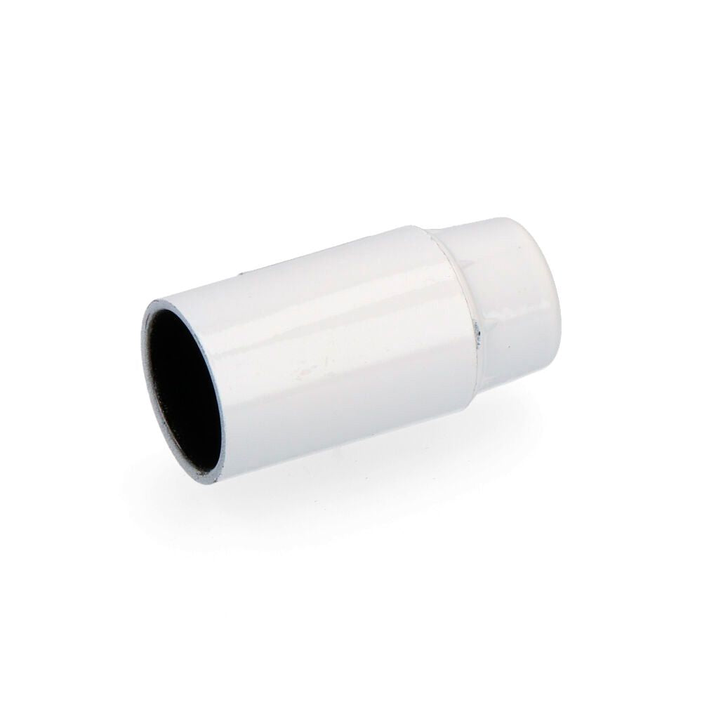PORTALAMPARAS DE BAQUELITA REFORZADO E14 BLANCO (RETRACTILADO) EDM