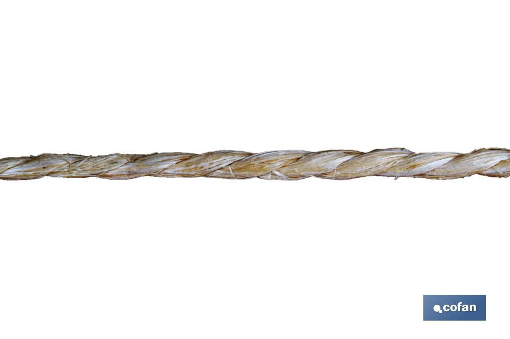 BOBINA SISAL PITA 3 CABOS 750 GRS NATURAL