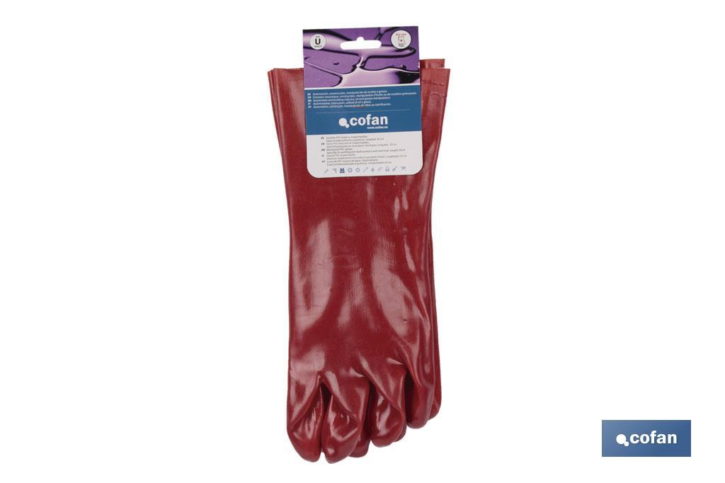BLISTER G. PVC ROJO 35 CMS
