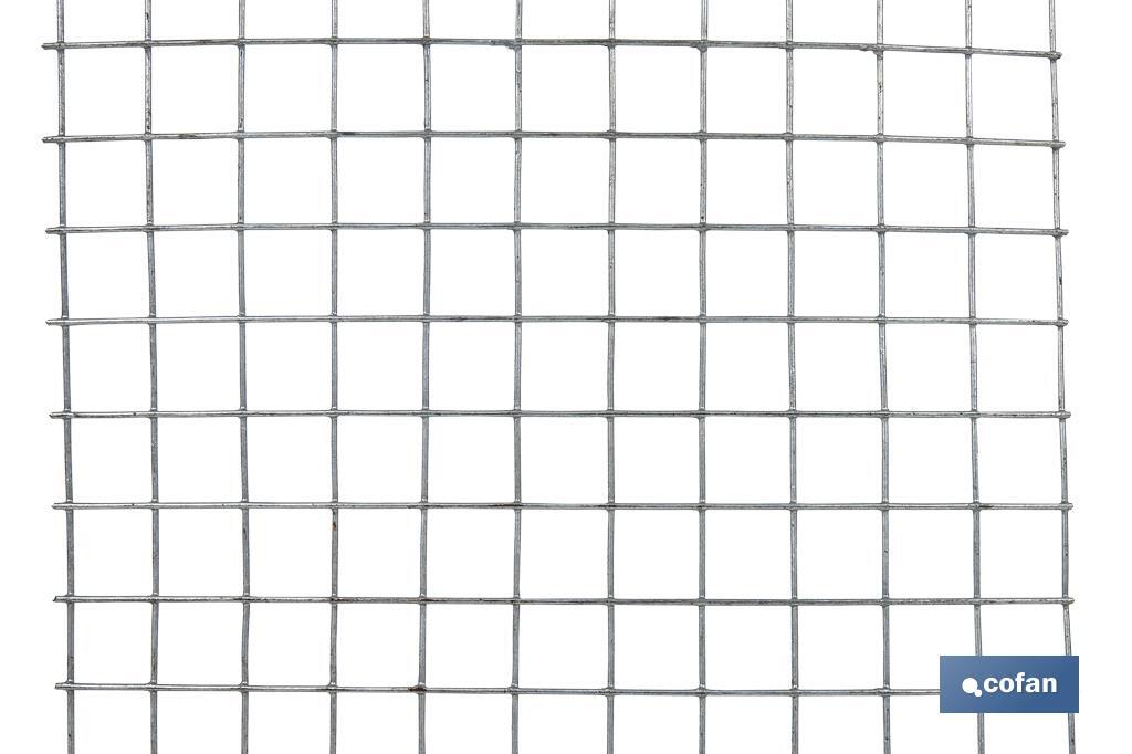 MALLA ELECTROSOLDADA GALV.6X6X0,8mm (1x25m)