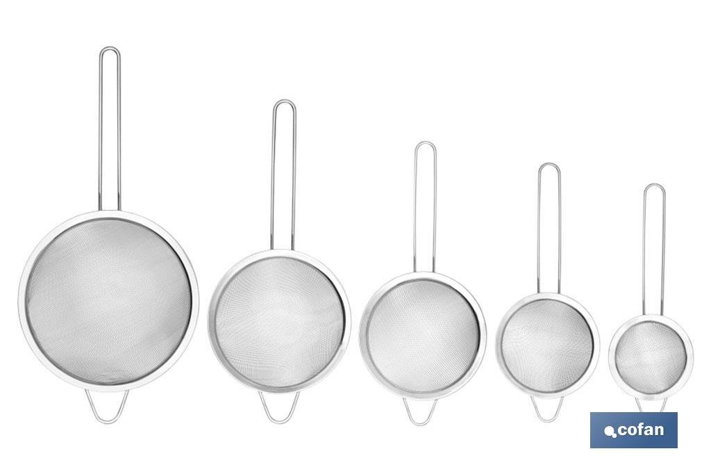 COLADOR DE ACERO INOX. 304 MODELO SENA 10 CM