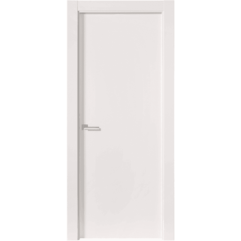 Mejora tu Hogar con Puertas de Diseño: Suministro e Instalación de 5 Puertas Lacadas Blancas con Manivela Valley - Pinturas y Tarimas Ideas