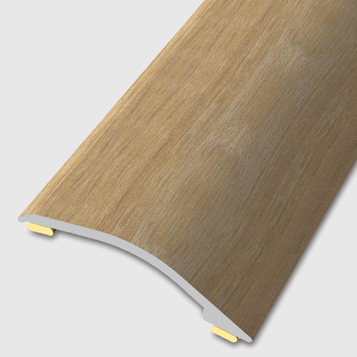 Perfil de Transicion de Aluminio Adhesivo Extraplano a Juego con el Suelo Laminado de Gold - Pinturas y Tarimas Ideas