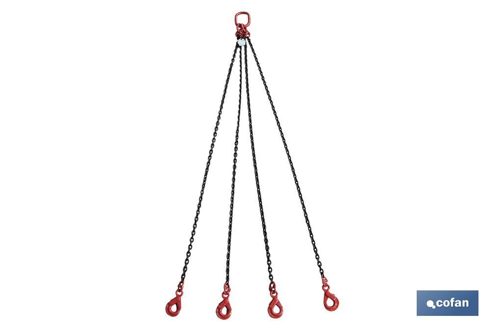 PULPO CADENA 8mm. Gº80 4Rx3M