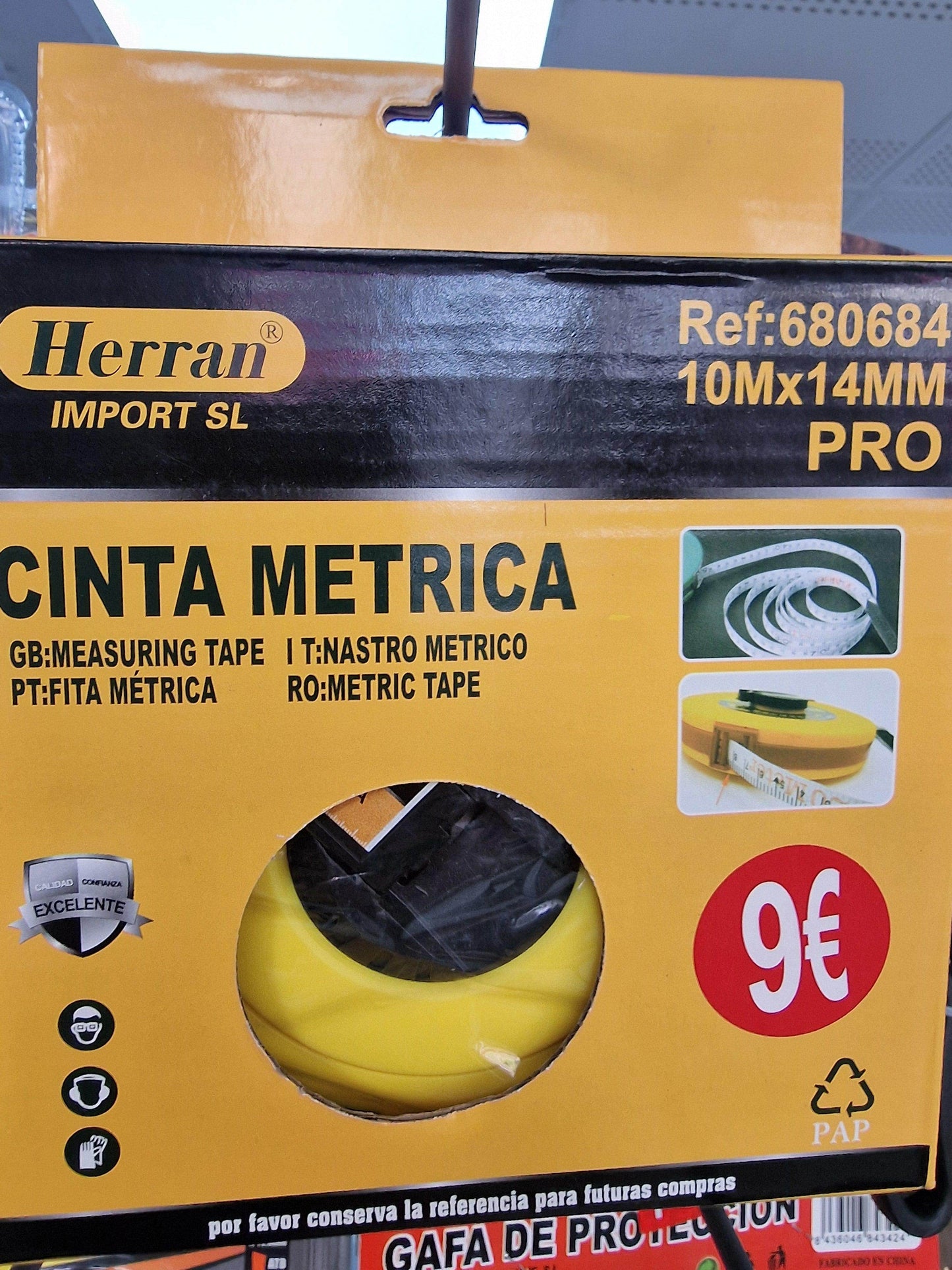 Cinta Metrica 10m - Pinturas y Tarimas Ideas
