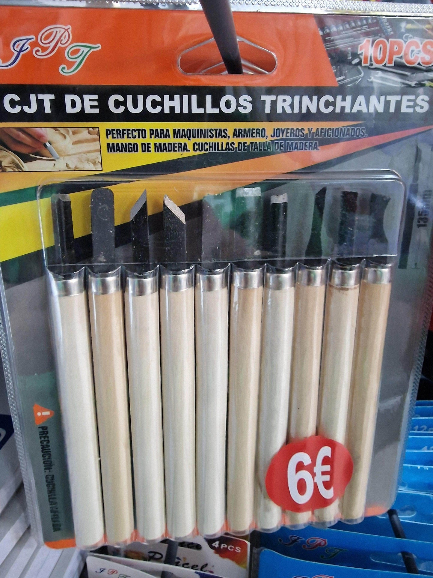 Conjunto 10 Cuchillos para Escultura - Pinturas y Tarimas Ideas