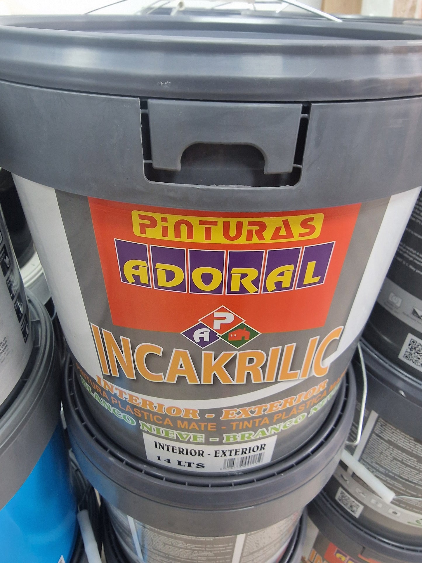 Pinturas Plastica Interior/Exterior 14L