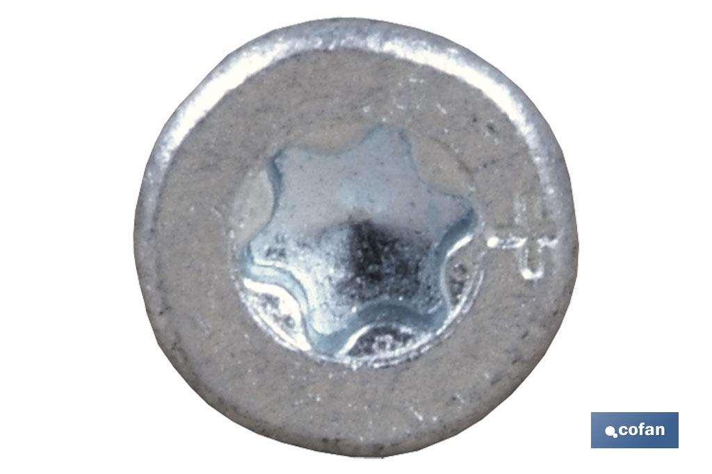 TORNILLO HORMIGÓN PLANA TORX 7,5X120
