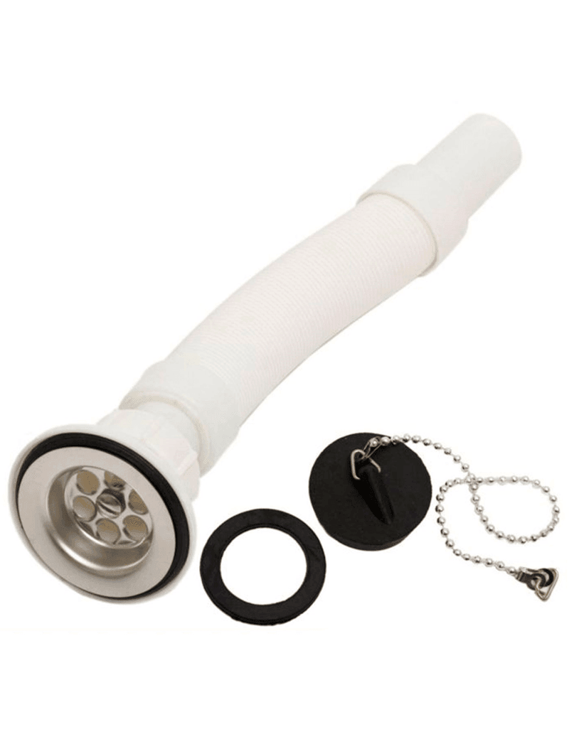 Tubo de Desague con Sifon Flexible - Pinturas y Tarimas Ideas