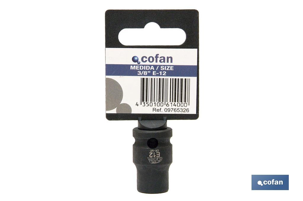 VASO IMPACTO 3/8 TORX E-8