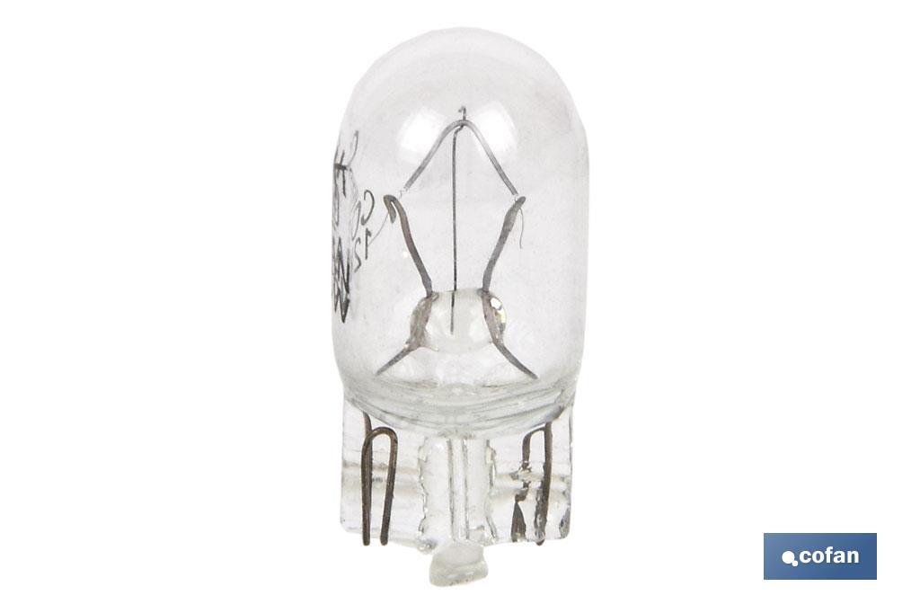 LÁMPARA S/CASQUILLO W5W 12V venta unitaria