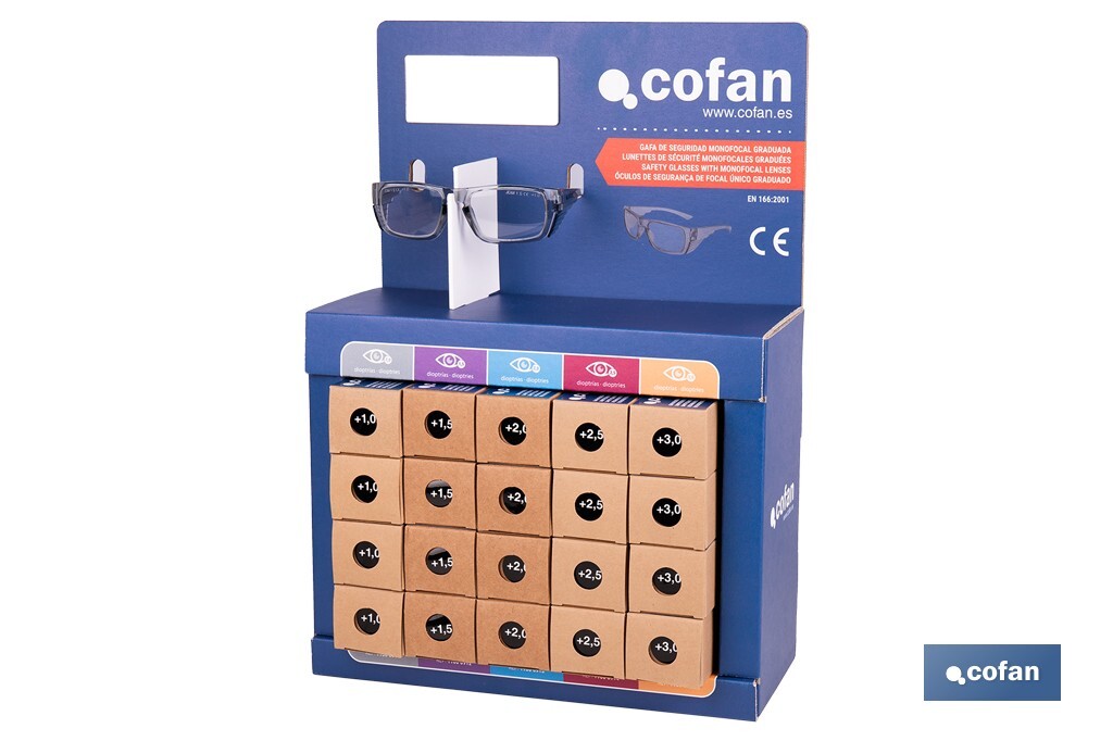 EXPOSITOR CON 20 GAFAS GRADUADAS