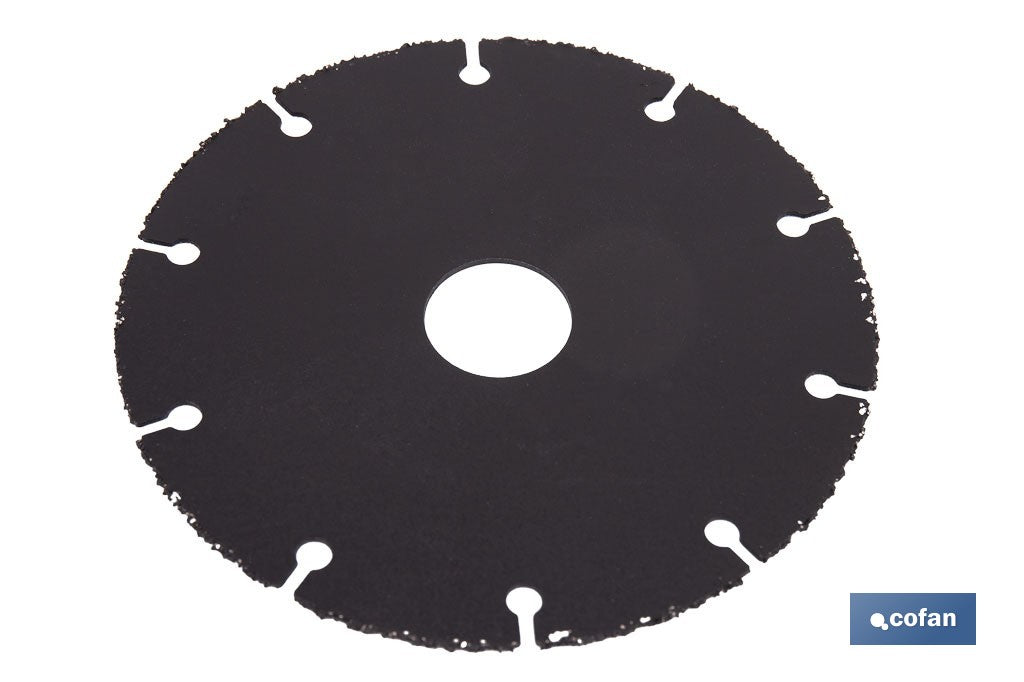 DISCO ESPECIAL DE CARBURO PARA MATERIALES BLANDOS Ø115X1 MM