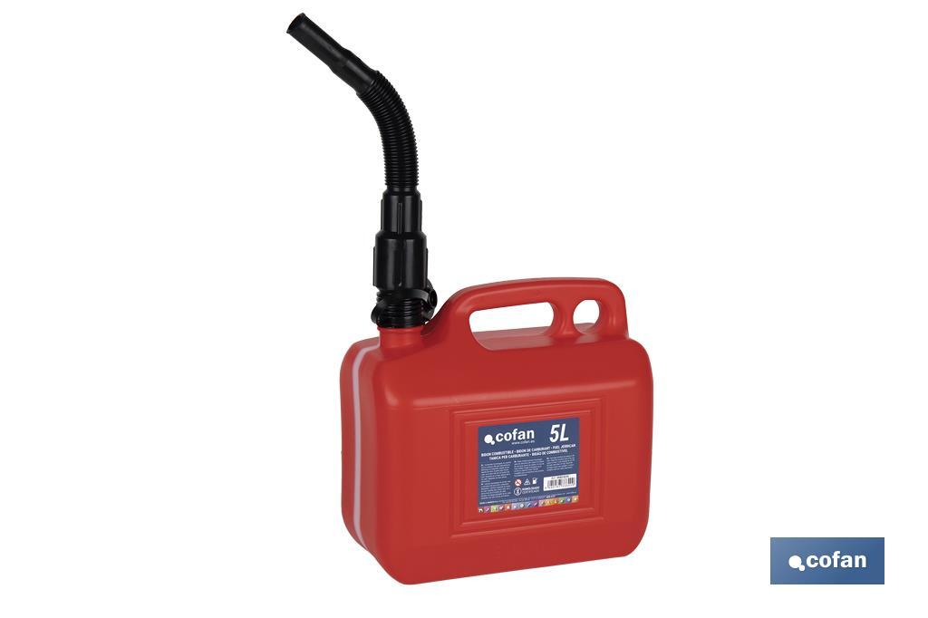 BIDÓN DE COMBUSTIBLE 5 L VENTA UNITARIA