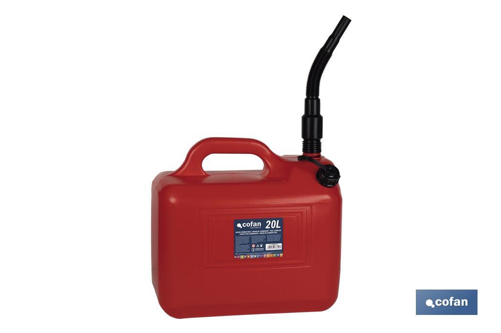 BIDÓN DE COMBUSTIBLE 20 L VENTA UNITARIA