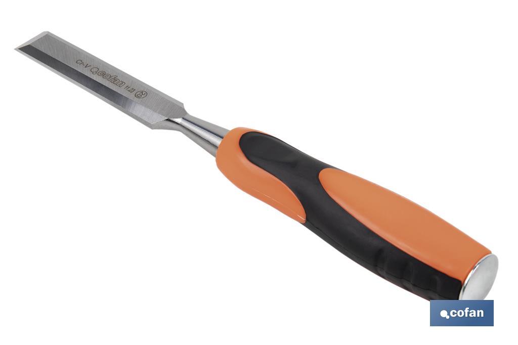 FORMÓN CON MANGO BIMATERIAL ANCHO DE CORTE 20 MM