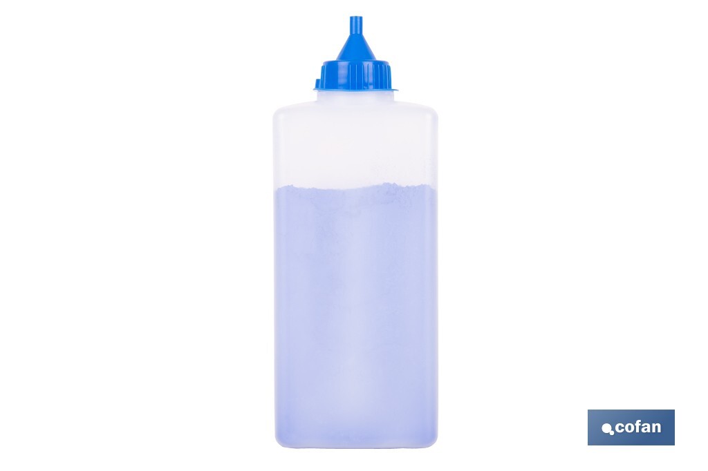 FRASCO DE POLVO AZUL 500 GRS