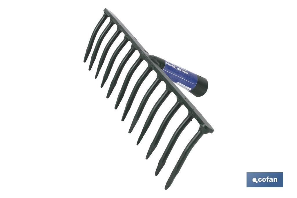 RASTRILLO 18 PUAS FORJADO 565X100MM