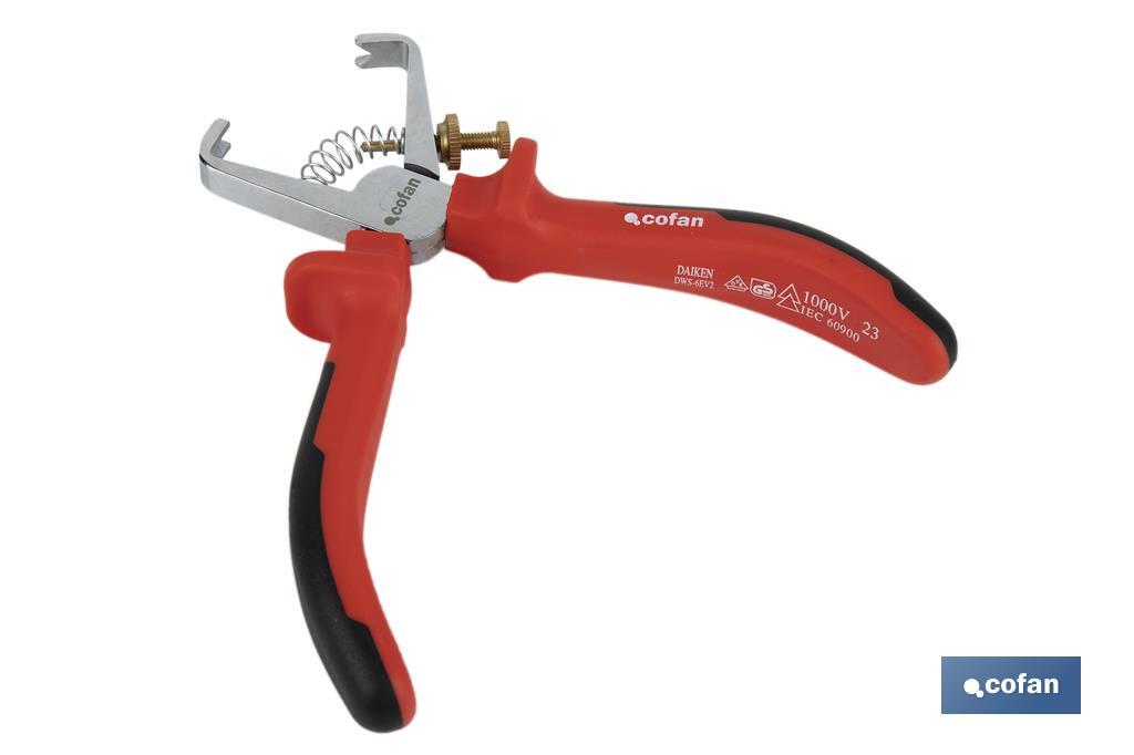ALICATE PELACABLES 1000V 6(160MM)