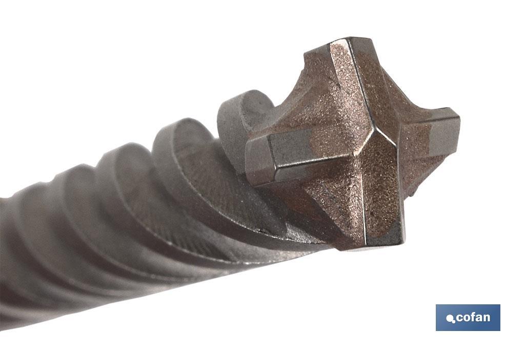 BROCA ESPECIAL SDS+ 4 PUNTAS M-12X210MM