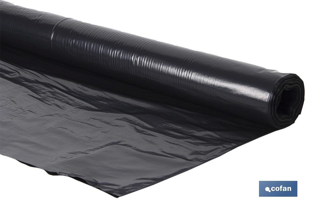 ROLLO FILM PE NEGRO GALGA 200 2 X 25mt