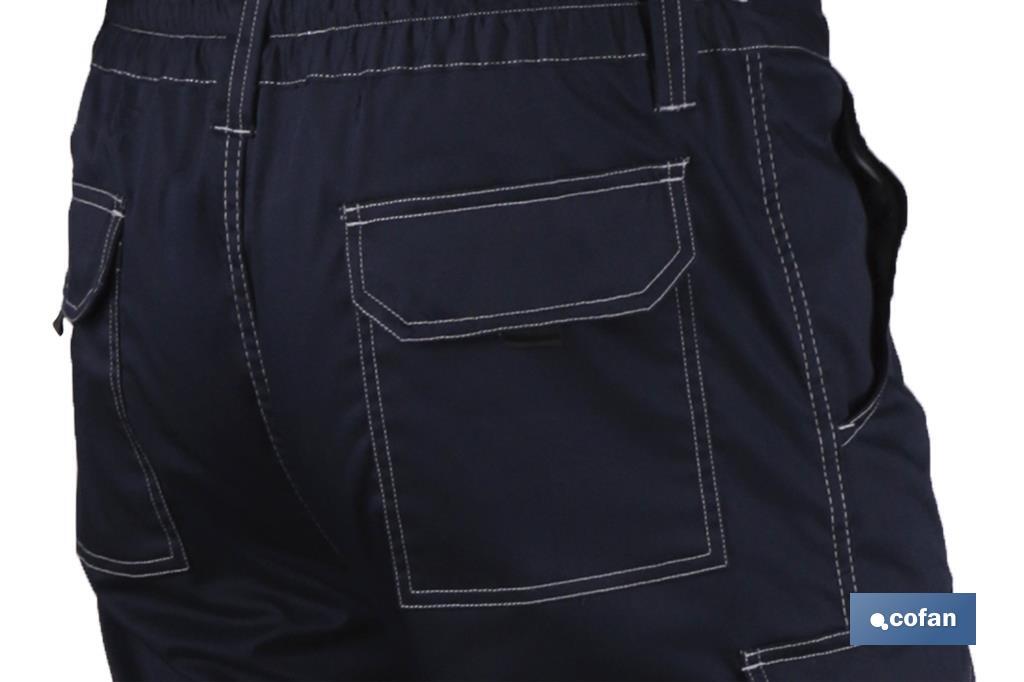 PANTALÓN DE TRABAJO TIPO DENIM MODELO GRASBERG 240 G/M2 AZUL TALLA 60
