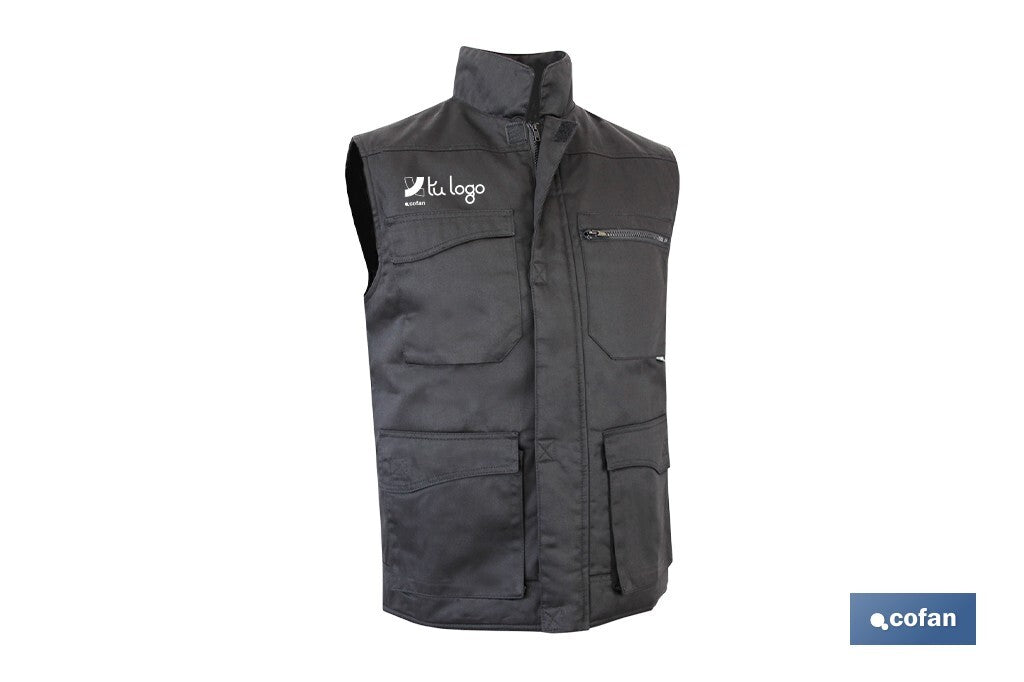 CHALECO MULTIBOLS. ACOLCHADO COLT 245gms/m NEGRO T-S