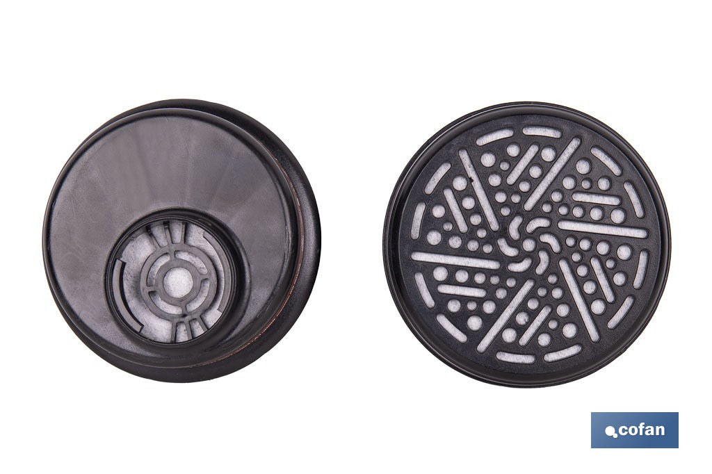 SET DE 2 FILTROS TIPO A1 (ADAPTABLES A MÁSCARA FACIAL)
