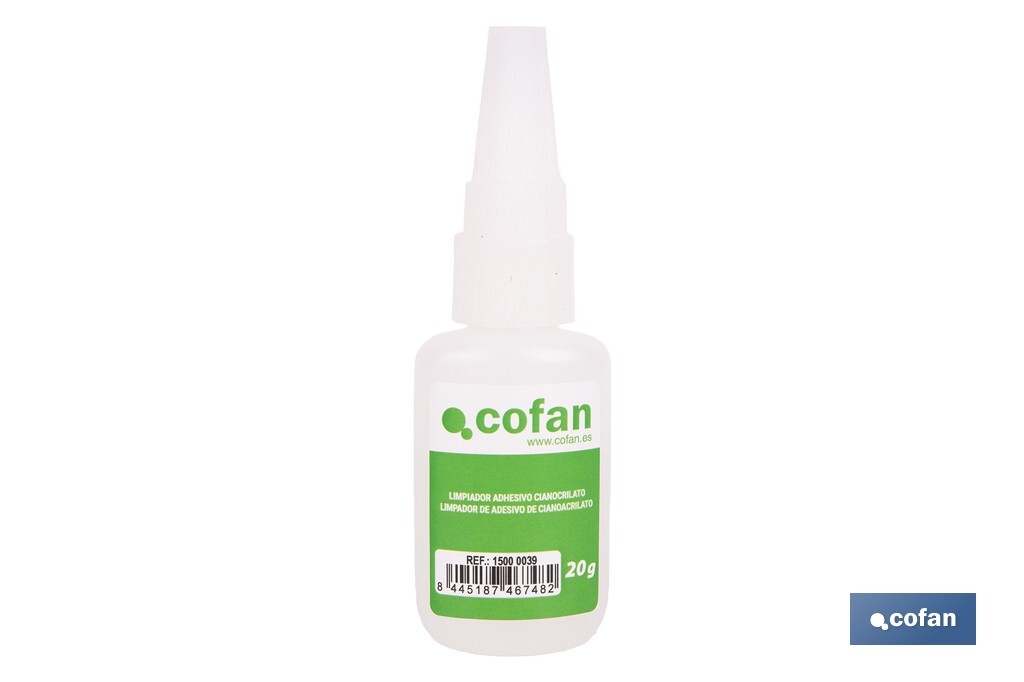 LIMPIADOR DE ADHESIVO CIANOACRILATO 20 G