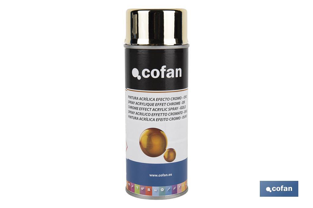 PINTURA CROMO ORO 400 ML
