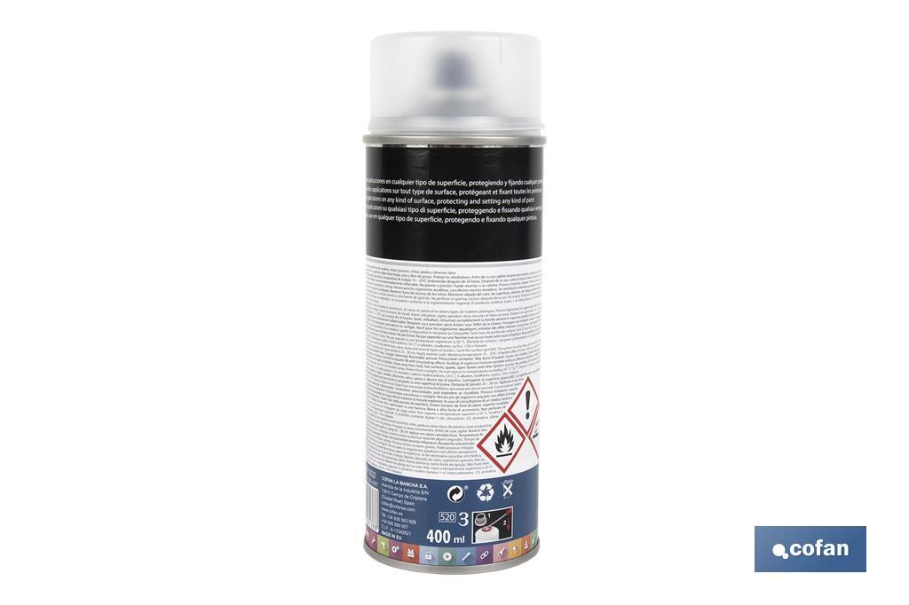 BARNIZ TRANSPARENTE MATE 400ML