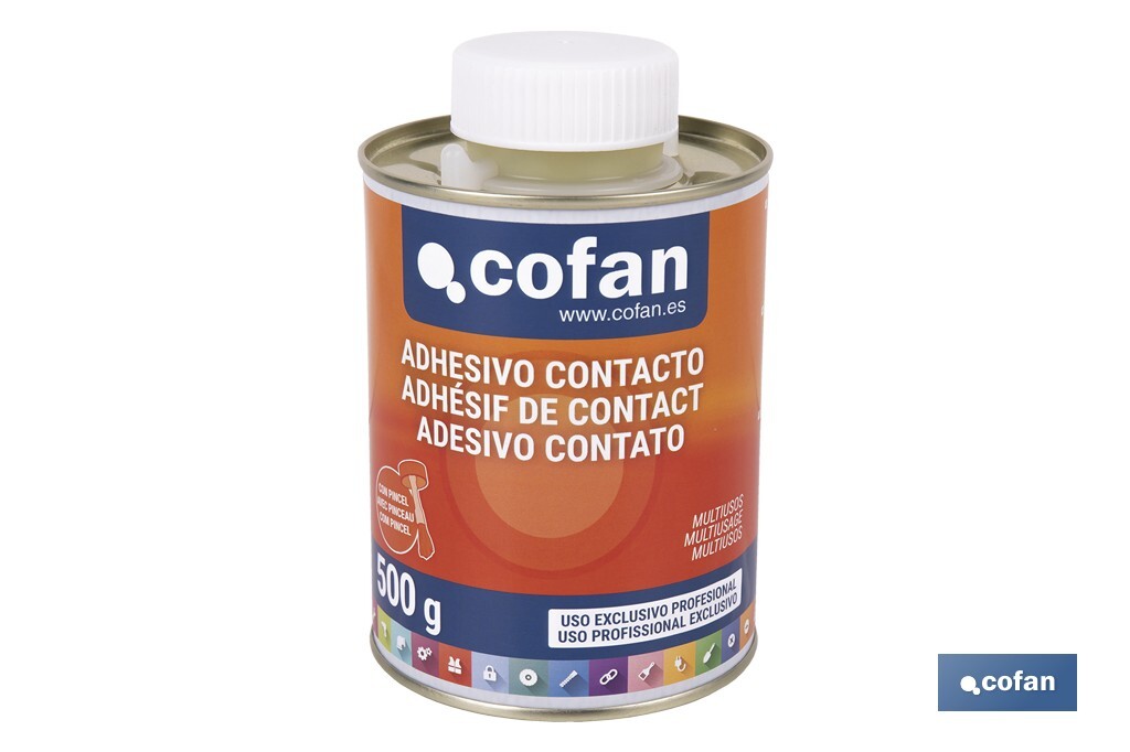 BOTE ADHESIVO CONTACTO CON PINCEL 500 ML