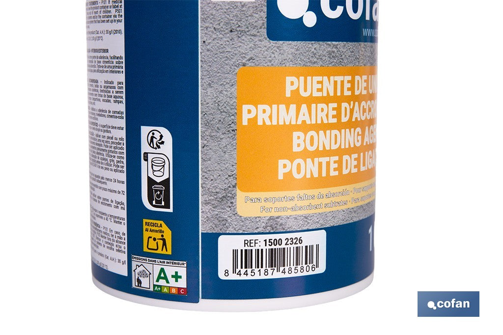 IMPRIMACIÓN PUENTE DE UNIÓN ANCLAJE ACRÍLICO 1 KG