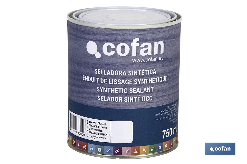 SELLADORA SINTÉTICA BRICOFAN BLANCO (750ML)