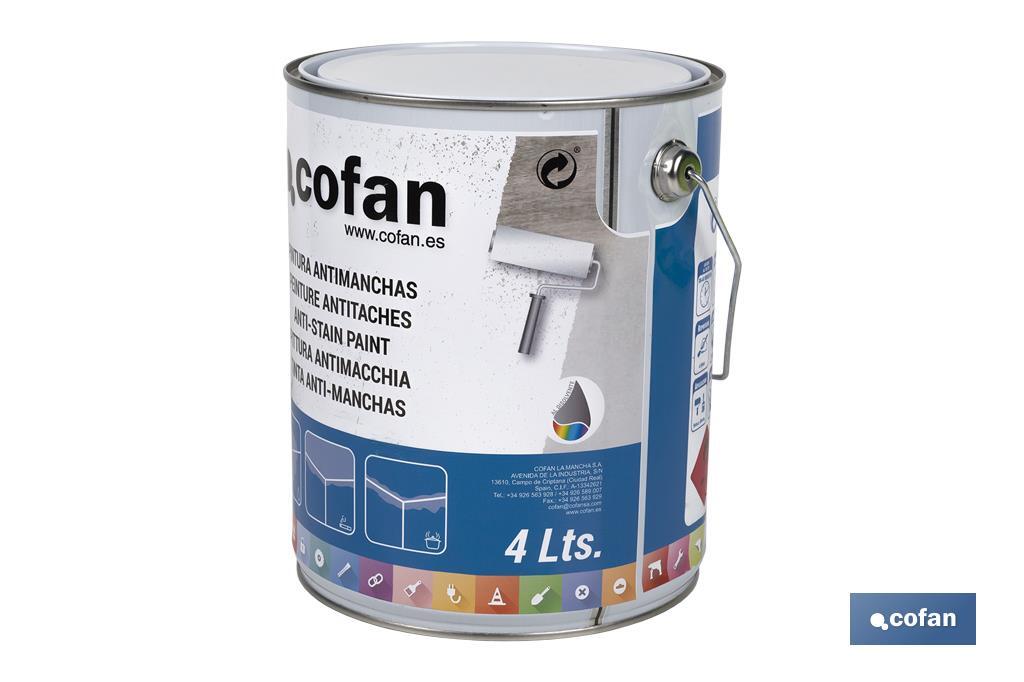 PINTURA ANTIMANCHAS AL DISOLVENTE 4 L