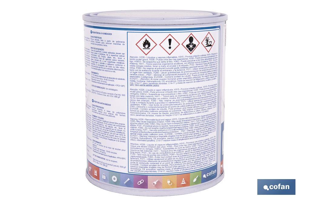 PINTURA ANTIHUMEDAD SINTÉTICA (750 ML) BLANCO SATINADO