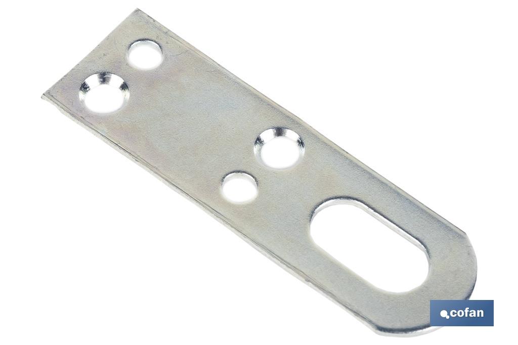 COLGADOR ZINCADO 15 X 50 MM