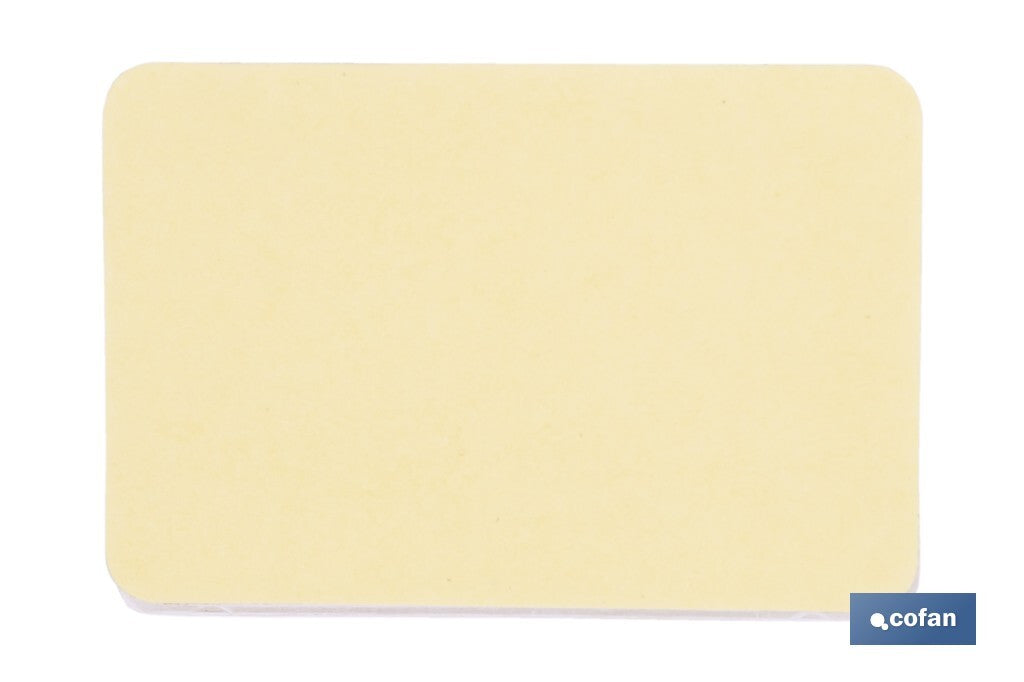 CATADIÓPTRICO RECTANGULAR BLANCO 56 X 39 MM CON ADHESIVO
