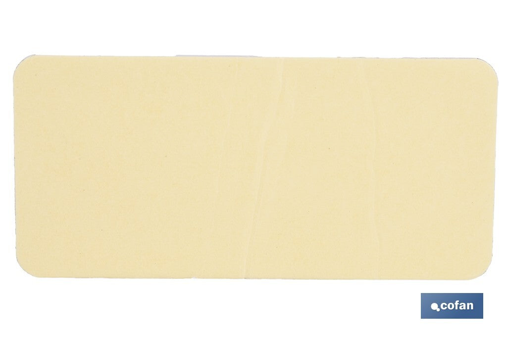 CATADIÓPTRICO RECTANGULAR BLANCO 94 X 44 MM CON ADHESIVO