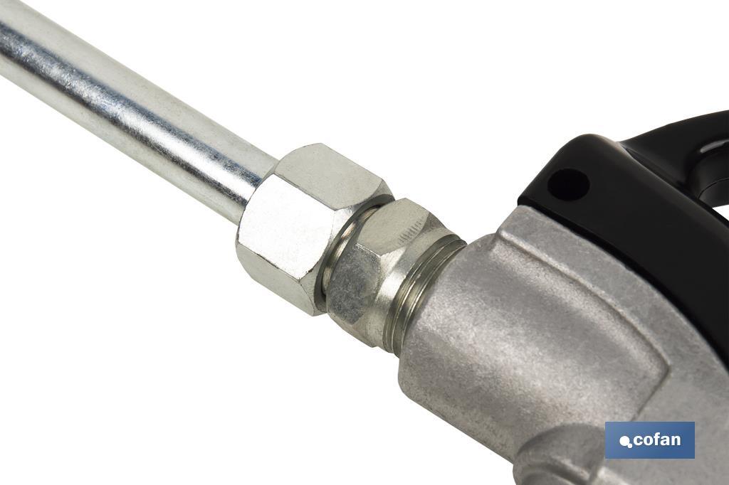 PISTOLA LUBRICANTE 45° CON CONTADOR DIGITAL